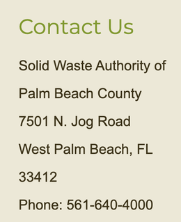 Recycling at Home  Solid Waste Authority of Palm Beach County, FL